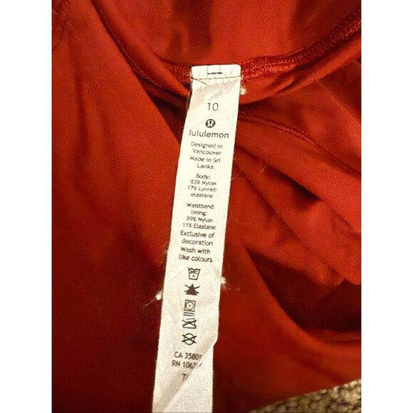 Lululemon Fast & Free Crop II *Nulux 19" Size 10 - Picture 4 of 8